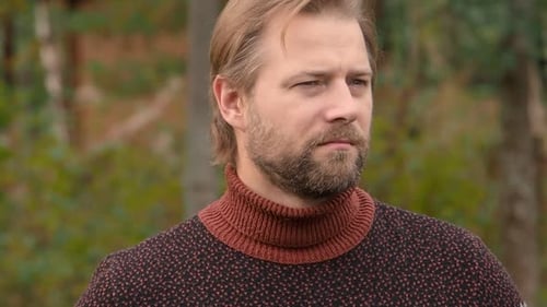 Bearded Adult Man Wearing Sweater Outdoors