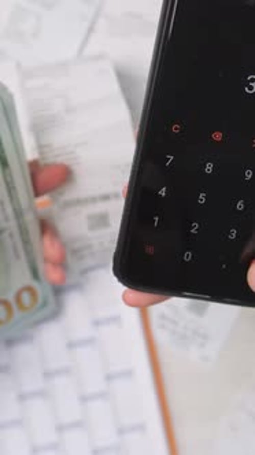 Calculator App Used to Calculate Money