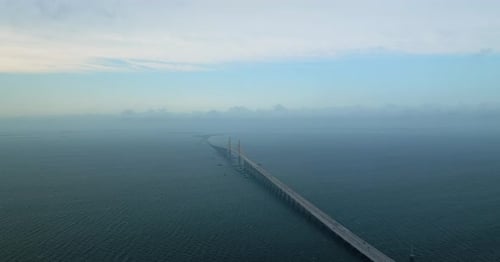 Sunshine Skyway Bridge Aerial view