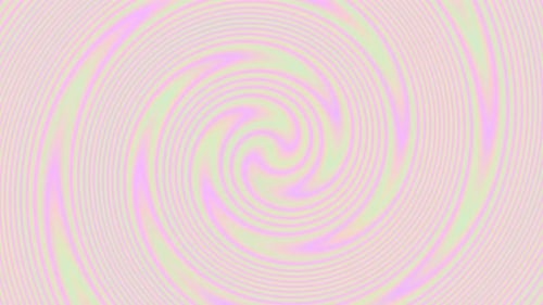 Pastel Hypnotic Swirling Gradient Abstract Background Seamless Loop