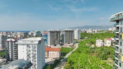 Aerial View The Backbone of Building Structural Works in Progress