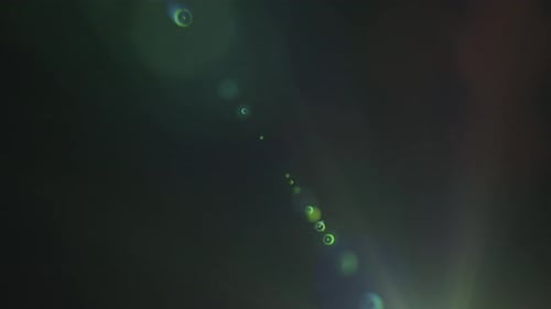 Lucent Zoom Collection: Anamorphic lens flare with a radial pattern with the glowing effect shot on