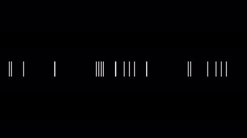 Ein synchrones Blinken von Barcode-Zeilen