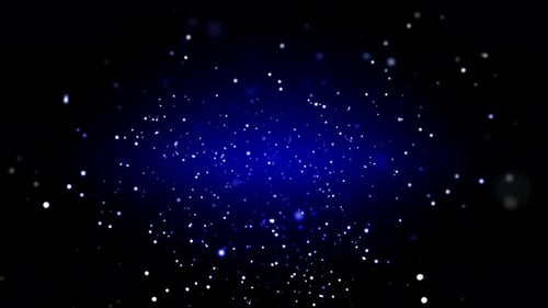 Blue Particles Background Loop