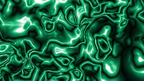 Green abstract fluid background