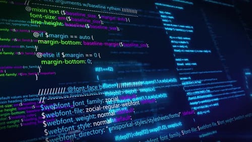 Programmcode der Internet-Informationstechnologie