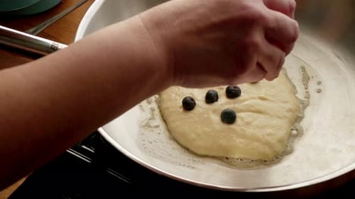 Blaubeer-Pfannkuchen