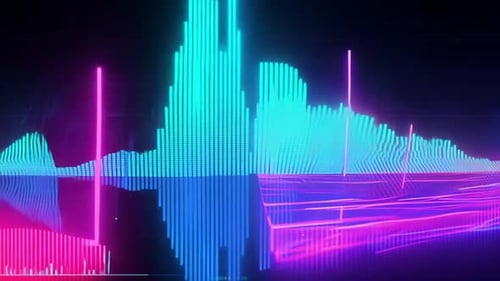 Frequency Spectrum Visualization Of Music