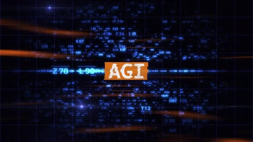 Futuristic Digital Data Stream Title Reveal