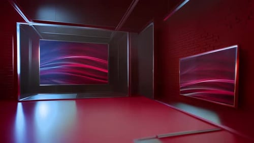 News TV Studio Set - Virtual Green Screen Background Loop: A Versatile and Affordable Option