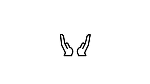 Animiertes Beten-Symbol
