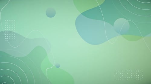 Fluid Wavy Gradients Green Background