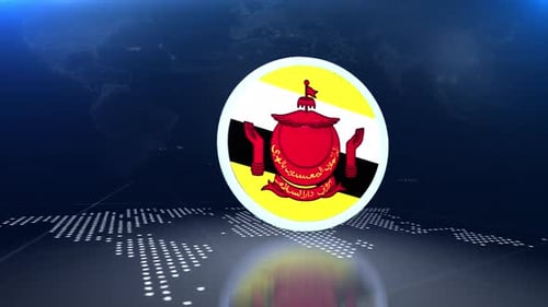 Animated 3D Circular Emblem Reveal Transition