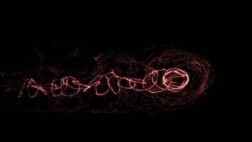 Fluid Particle Trail Reveal Animation