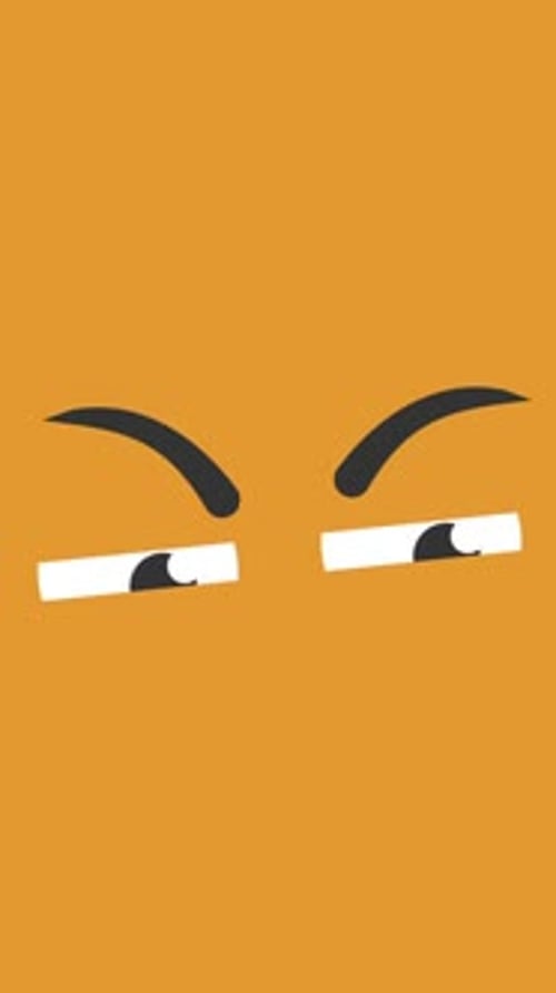 Cartoon Flat Design Eyes and Eyebrows Expressing Emotions
