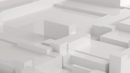 Animated 3D Geometric Loop Background