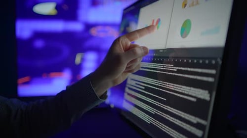 Interface d'analyse des données équipée de graphiques et de visuels interactifs pour des informations complètes