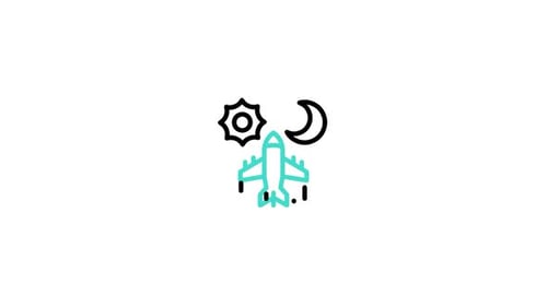 Jetlag Animated Icon