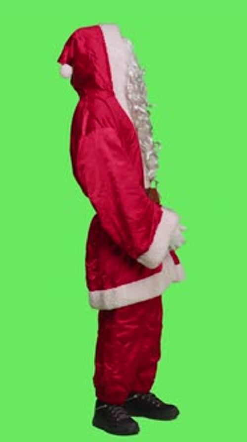Santa Claus on Full Body Greenscreen