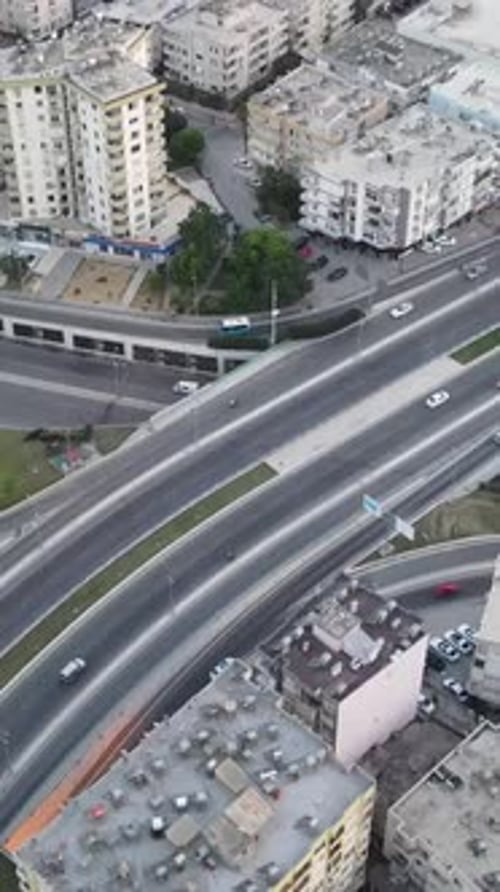 City Buildings Interchange Traffic