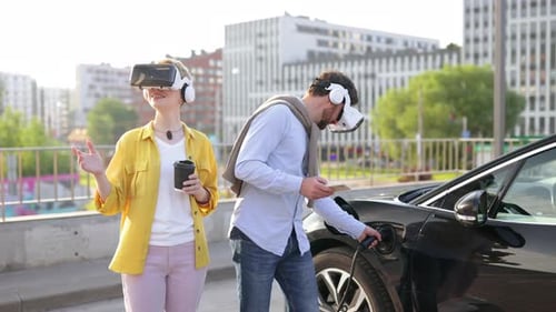 EV Charging with VR Experience