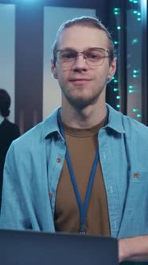 A Highly Focused Professional Working Diligently with a Laptop in a Contemporary Office Environment