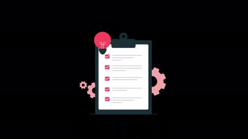 Animated Business Idea Concept Video - Transparent