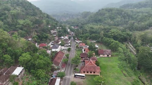 Aldeas aéreas de Wukirsari en Yogyakarta