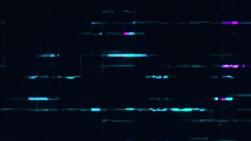 Digital Glitch Cyberpunk Static Loop Background