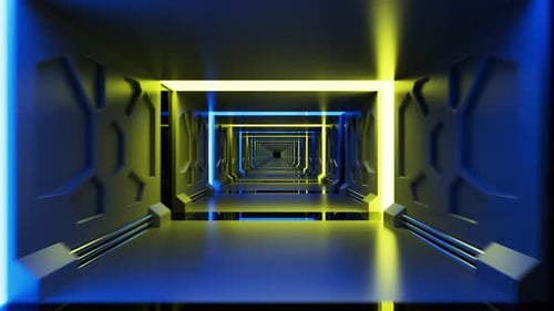 Abstract Tunnel Loop 4K