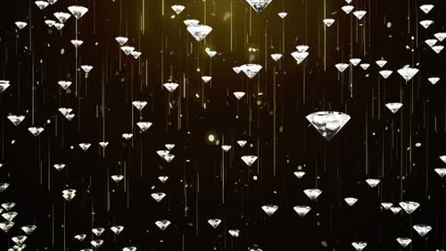 Falling Sparkling Diamonds Luxury Celebration Background