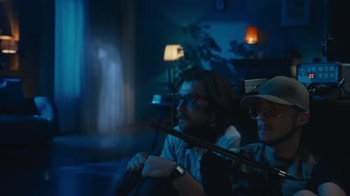 Two Young Adults Investigating Paranormal Activity