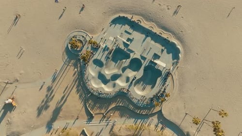 Venice Beach Skate Park. Los Angeles. California.