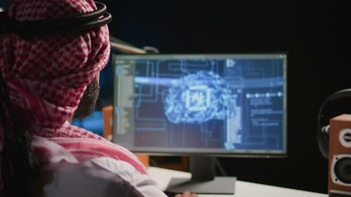 Data Scientist Updating Neural Networks