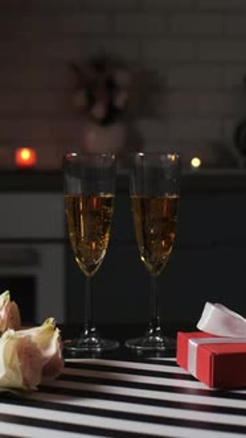 Cozy Kitchen Setup for Valentines Day Surprise