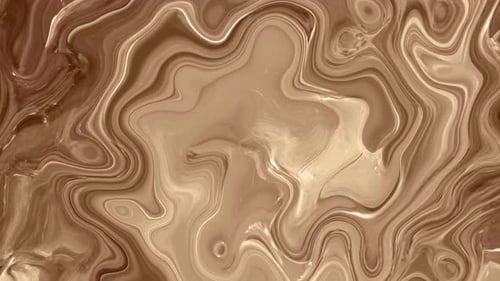 Abstract Brown Liquid Marble Swirl Background Animation