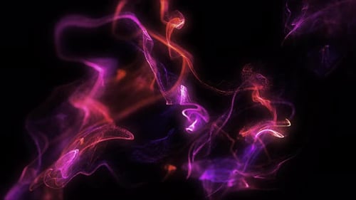 Lila Rosa leuchtende Partikel Hintergrund Loop 4K