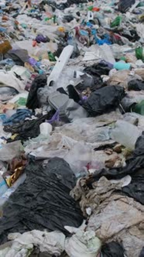 Overwhelming Garbage Pile, Urban Waste and Pollution