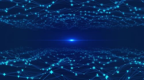 Futuristic Digital Healthcare Network Data Grid Loop