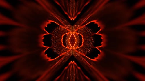 Orange Neon Infinite Techno Channel Background Vj Loop In 4K