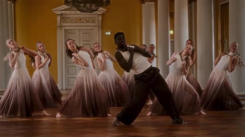 Modern Dance Routine By Young Performers In Classical Interior