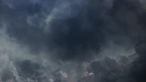 Dark Billowing Storm Clouds Swirling in the Sky