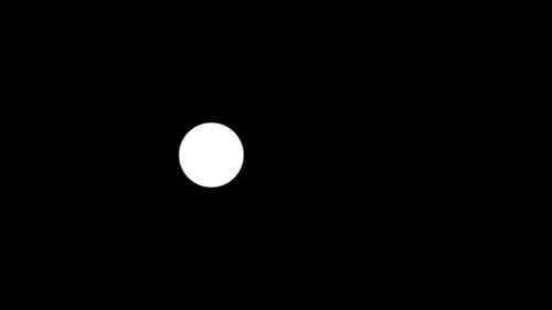 Aspect Collection: White colored lower third animation with merging circles