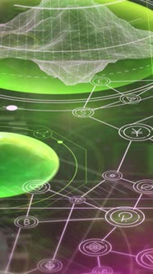 Infographics and Digital Data in 3D Space