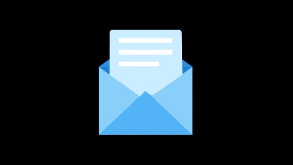 Animated Mail Envelope Message Reveal, Backgrounds Motion Graphics ft ...