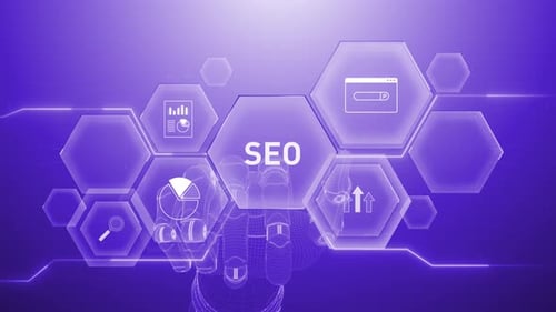 Seo Hand touching,Digital transformation,Science and artificial intelligence,innovation