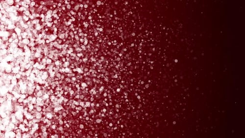 Elegant Red Sparkling Particle Flow Background Loop