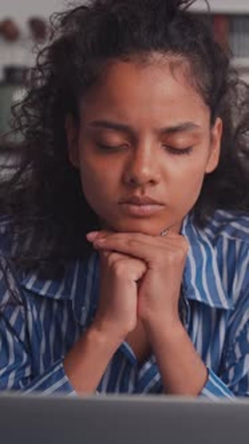 Engaging in Deep Thought and Reflection in a Cozy Indian Setting