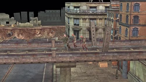 Zombies durchstreifen die Stadt