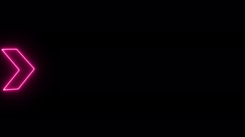 Animated Pink Neon Chevron Arrows Transition